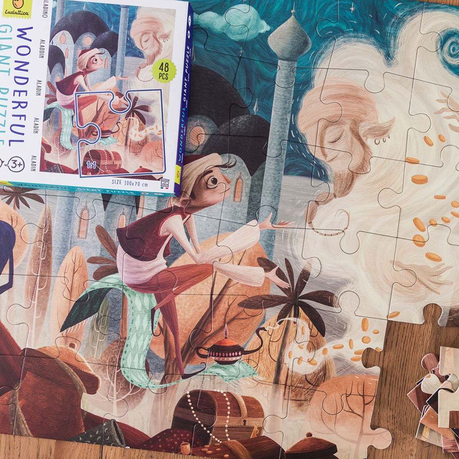 Ludattica Giant Puzzle 'Αλαντίν' 48 τεμ. - Image 3