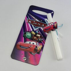 Happy Donkey Λαμπάδα Mε Ξύλινη Πλάτη 'Lightning McQueen'