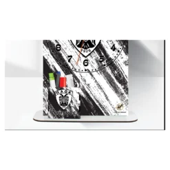 Happy Donkey Ρολόι 'Επιτραπέζιο ΠΑΟΚ με Όνομα & Μολυβοθήκη'-2