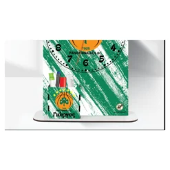 Happy Donkey Ρολόι 'Επιτραπέζιο Παναθηναϊκός Basket με Όνομα & Μολυβοθήκη'-2