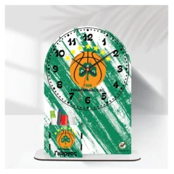 Happy Donkey Ρολόι 'Επιτραπέζιο Παναθηναϊκός Basket με Όνομα & Μολυβοθήκη'