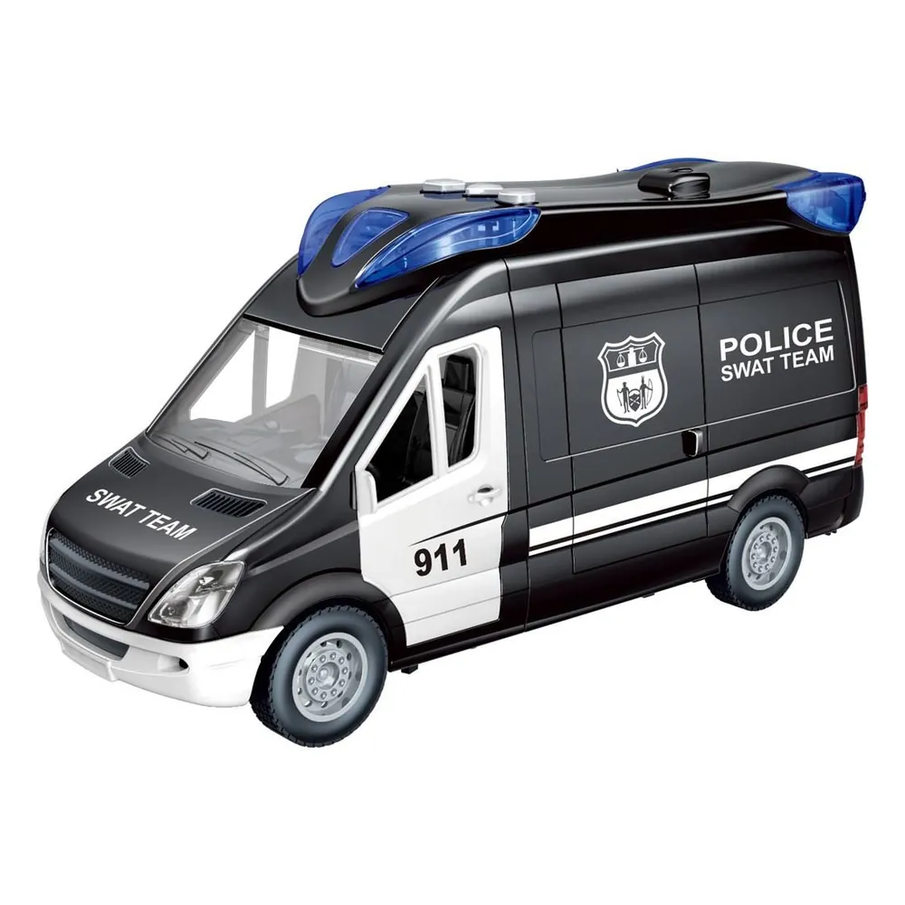 Luna Toys Όχημα Friction 'Βαν Αστυνομία' 1:14 - Image 2