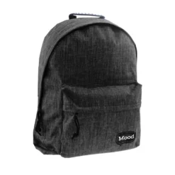 Mood 'Τσάντα Πλάτης Sigma Σκούρο με 2 Θήκες' - Γκρι