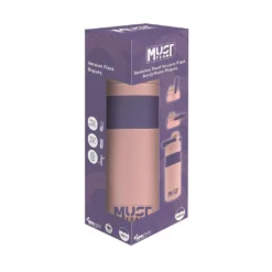 Must Team 'Θερμος 500ml Ανοξείδωτο Ροζ Απαλο' - Μοβ