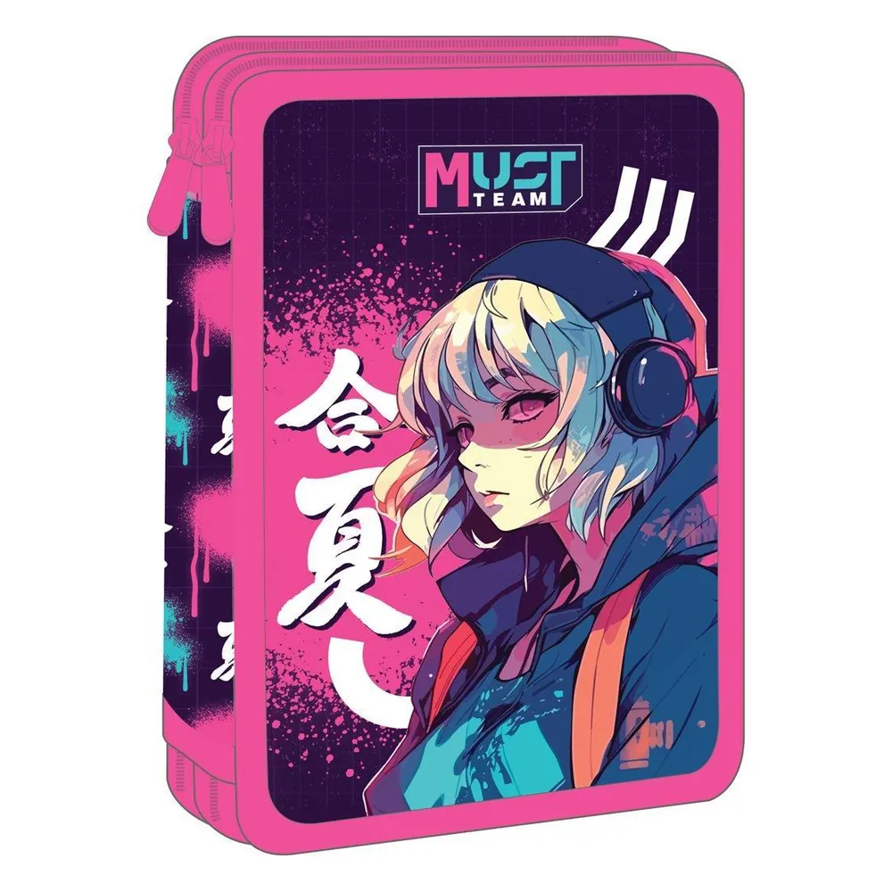 Must Team Κασετίνα Διπλή Γεμάτη 'Anime '