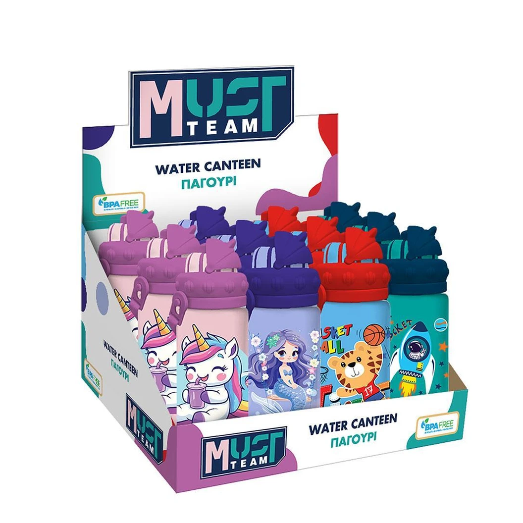 Must Team 'Παγούρι Pctg 430ml Με Καλαμακι'-GROUP-1