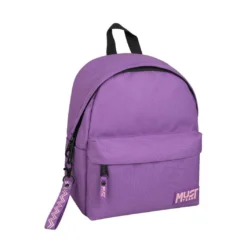 Must Team 'Τσάντα Πλάτης Monochrome Mini με 1 Κεντρική Θήκη' - Μοβ