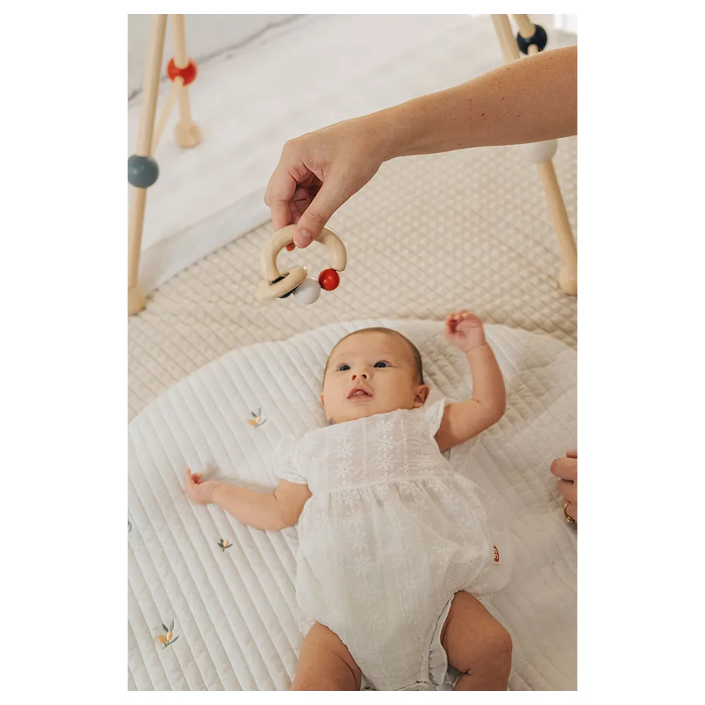 Plan Toys 'Κουδουνίστρα Με Χάντρες - High Contrast' - Image 3