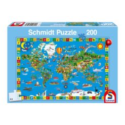 Schmidt Puzzle 'Παγκόσμιος Χάρτης' 200 τμχ (56118)